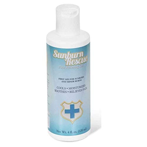 Image of SUNBURN RESCUE Sunburn Relief Pain Relieving Gel, First Aid for Sunburn and Minor Burns, Cools and Soothes, Moisturizes an.