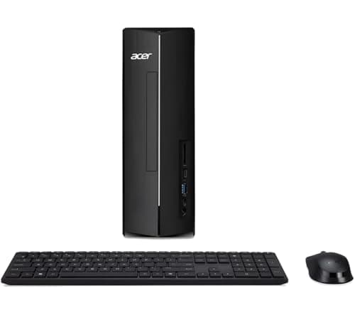 Image of acer Aspire XC-1780 Desktop PC | Intel Core i5-13400 | 8GB RAM | 512GB SSD | Small Form Factor | Windows 11 Home | Black | WiFi 6E | Dual HDMI Ports | Intel UHD Graphics