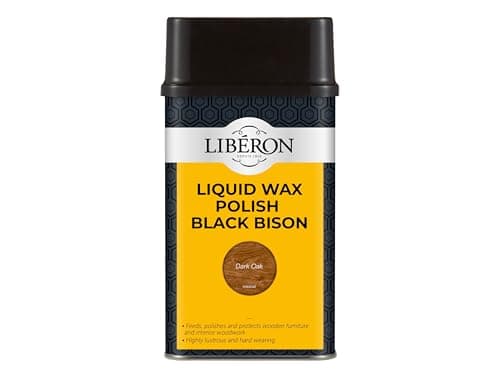 Image of LIBERON LIQUID WAX BLACK BISON 500ML DARK OAK