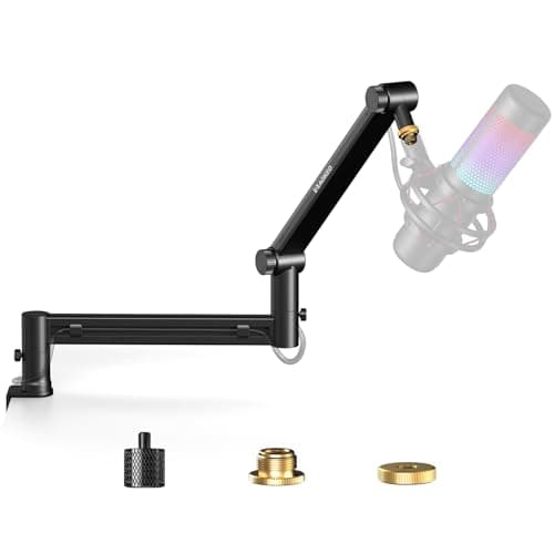 Image of Microphone Arm,Aokeo AK-58 Desk Low Profile Mic Boom Arm Stand,Suitable For Blue Yeti,Snowball iCE,HyperX QuadCast,SoloCast,Elgato Wave,Etc
