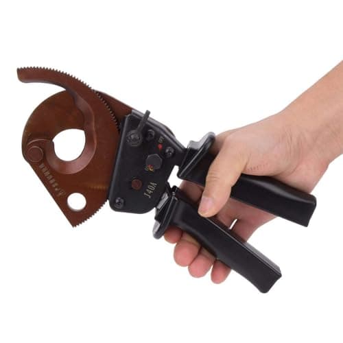 Image of Cable Cutter, Ratchet Cable Cutter, Electricians Tools, Wire Cutter J40A 300mm² Ratchet Industrial Grade Cable Scissors Hardware Hand Operated Cutting Tool
