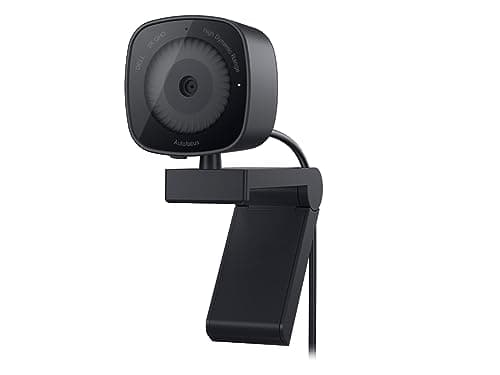 Image of Dell Webcam WB3023-2K QHD/FHD/HD Resolution, Sony Sensor, f2.0 Aperture, Face Detection, Noise Reduction Mic, 2X HD Zoom, USB-A, Microsoft Teams/Zoom Certified - Black