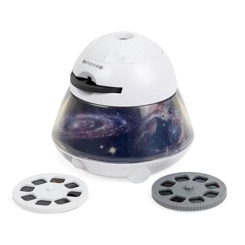 Image of Funtime Gifts Science Museum Night Sky Projector – Create Your Own Galaxy Light Projector for Bedroom with 3 Discs and 24 Space Images