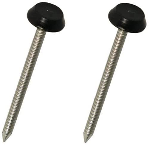 Image of 100 x 65mm Black Poly Pins Poly Nails