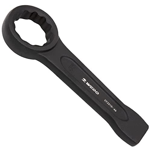 Image of WEDO Striking Box Wrench,55mm Box End Striking Ring Wrench,Length 265mm,One-time Die Forged,Strong Torque,High Strength,Wear Resistance,Black-Spray on Surface,DIN7444 Standard, 40 Chrome Steel