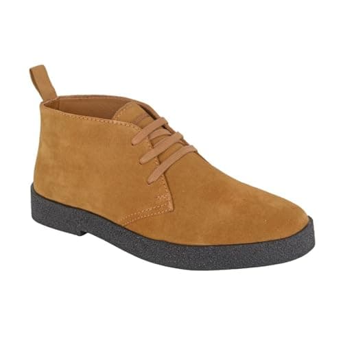Image of Roamers Mens Leather Desert Boots (11 UK) (Tan)