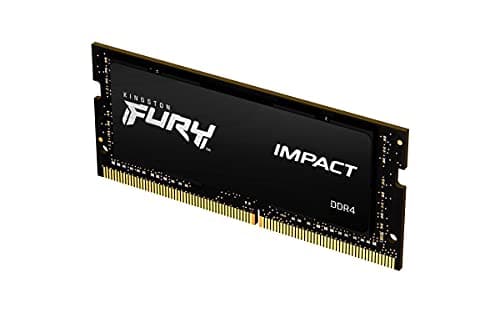 Image of Kingston FURY Impact 16 GB 3200MHz DDR4 CL20 Laptop Memory Single Module KF432S20IB1/16, Black