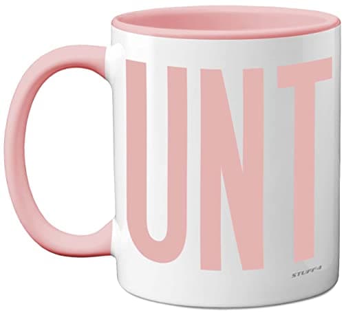 Image of Funny Mugs for Men Women - C UNT Mug - Fun Sarcastic Slogan Gifts for Work Colleagues, C*nt Crude Rude Novelty Joke Gag Humour Birthday Present Friends, 11oz Pink Ceramic Dishwasher Safe Mugs