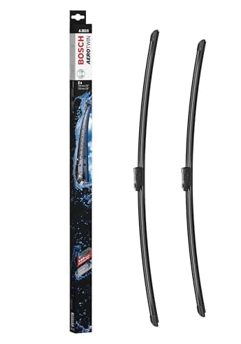 Image of Bosch Aerotwin A 353 S - Front Windscreen Wipers - Set of 2 Replacement Blades - Comes with Pre-assembled Adapter - 2 Blades, 750mm/700mm - Only for right-hand drive (UK)