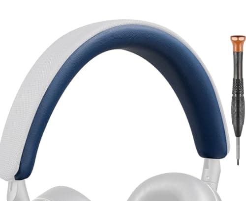 Image of SOULWIT Replacement Headband Pad for Bowers & Wilkins PX8/PX7 s2/PX7 s2e (do not fit PX7) Headphones, Headset Head Band Cushion Repair Part, Easy DIY Installation - Blue