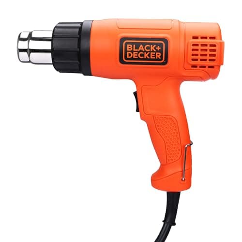 Image of BLACK+DECKER KX1800 1800W Dual Temperature 2 Speed Heat Gun (Orange and Black)