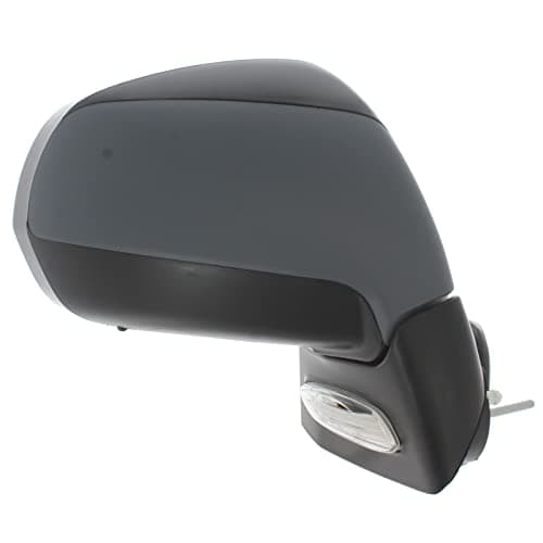 Image of XYZ Parts Electric Wing Door Mirror With Clear Indicator Light Temperature Sensor And Primed Cover Compatible with Peugeot 3008 T84 Hatchback 2009-2017 Drivers Side Right Hand Replacement