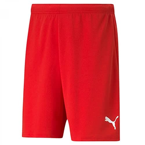Image of PUMA Mens Teamrise Shorts, Puma Red-puma White, XL EU