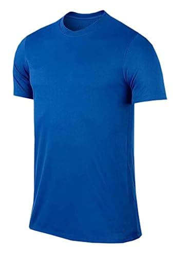 Image of PROSTYLE SPORTS Football Soccer Shirt Short Sleeves and Breathable Football Jersey (UK, Alpha, L, Regular, Regular, Royal Blue)