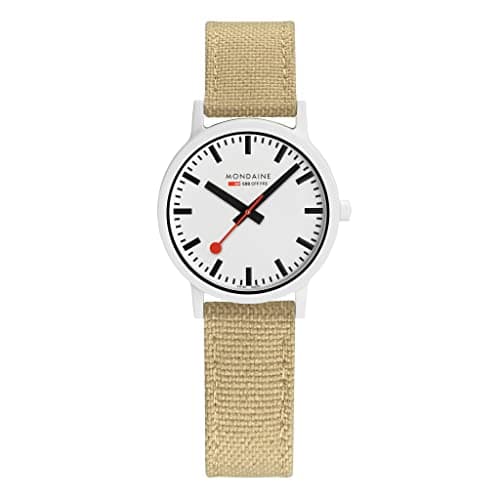 Image of Mondaine Official Swiss Railways Watch Essence | White/Silver