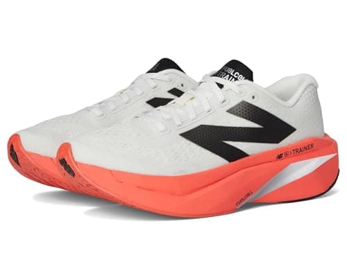 Image of New Balance Men's FuelCell Supercomp Trainer V3 Running Shoe, Urgent Red/Sea Salt/Black, 9.5 Wide