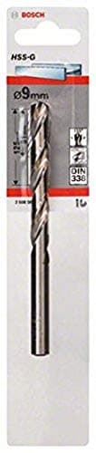 Image of Bosch Professional 1x Metal drill bits HSS-G DIN 338 (for metal, Ø 9 x 81 x 125 mm, Accessory Drill Driver)