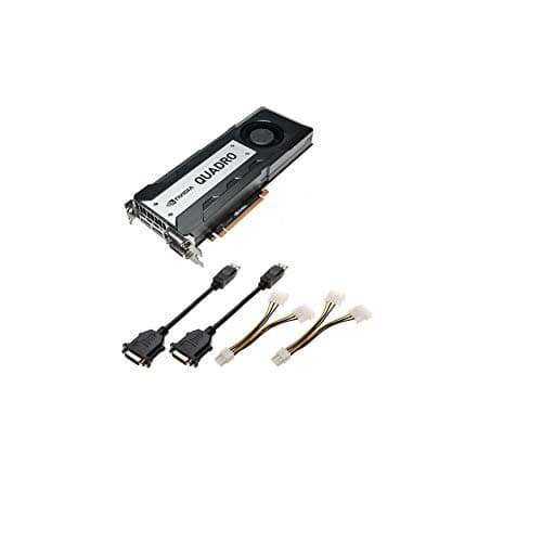 Image of PNY Nvidia Quadro K6000 Graphics Card (PCI-E, 12 GB GDDR5 GPU Memory, DVI-I DL + DVI-D DL + DP 1.2 + DP 1.2, Maximum Number of Displays 4)