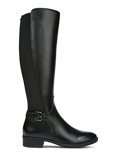 Image of Sam Edelman Womens Paxten Leather Tall Knee-High Boots Black 5.5 Medium (B,M)