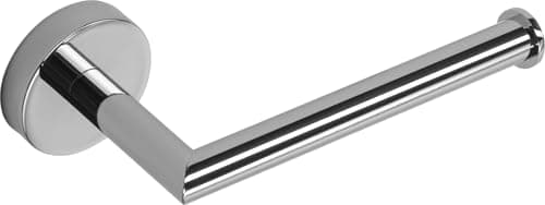 Image of Croydex Epsom Toilet Roll Holder - Durable Zinc Alloy, Quality Chrome Finish, Bathroom Storage Solution, Flexi-Fix Accessories, Easy to Fit, Screw or Glue Installation, All Fixings Included
