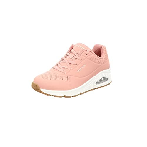Image of Skechers Women's Uno Stand on Air Sneaker, Rose, 3 UK
