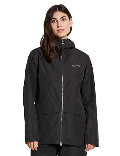 Image of Didriksons Nordic Women's Waterproof Rain Jacket - Lightweight Outdoor - Black