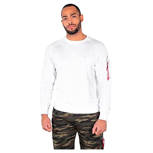 Image of Alpha Industries X-Fit Sweat Sweatshirt for Men White