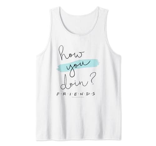 Image of Friends How You Doin Handwriting Tank Top