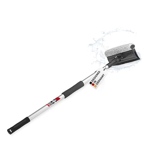 Image of HEYNER® Windscreen Cleaner Extendible 70-125 cm Interior Window Cleaner Window Cleaner with Microfibre Pad for Car, SUV H407540