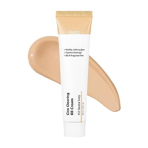 Image of PURITO Cica Clearing BB Cream #13 Neutral Ivory 1 fl.oz / 30ml, Vegan bb cream, foundation, cruelty free