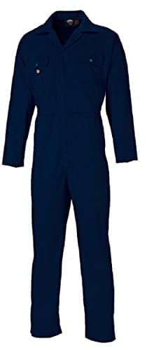 Image of Dickies Coverall Overalls Boiler Suit Redhawk Stud Economy Mens Pen Pocket On Sleeve Two Chest Pockets One Back Patch Pocket Full Back Elasticated Waistband Hardwearing WD4819 (XX-Large)