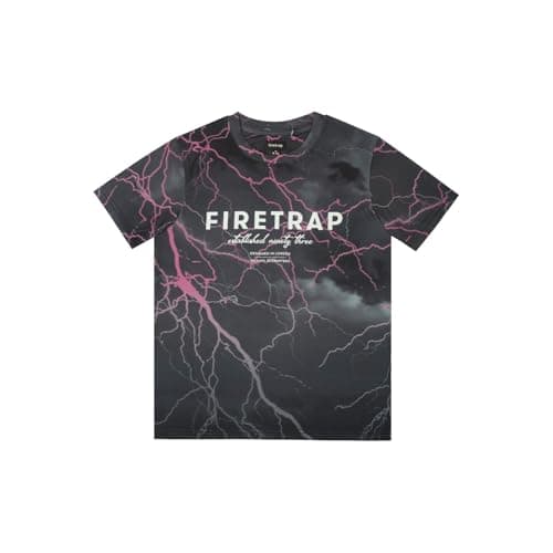 Image of Firetrap Boys Sub T-Shirt Junior Pink Light 11-12 Years