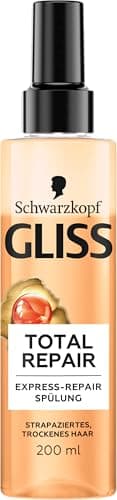 Image of Gliss Express Repair Total Repair Conditioner (200 ml), Conditioner Provides Instant Combability and Protection Against Hair Breakage, Conditioner with Heat Protection up to 230 °C