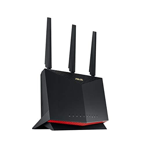 Image of ASUS RT-AX86U Pro (AX5700) Dual Band WiFi 6 Extendable Gaming Router, 2.5G Port, Mobile Game Mode, Port Forwarding, Subscription-Free Network Security, VPN, AiMesh Compatible