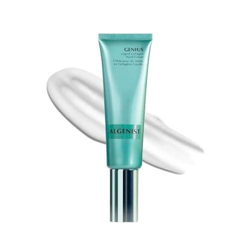 Image of Algenist GENIUS Liquid Collagen Hand Cream - Advanced, Fast-Absorbing Moisturizer for Dry Hands with Active Vegan Collagen & Shea Butter - Non-Comedogenic & Hypoallergenic Skincare (50ml / 1.7oz)