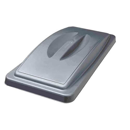 Image of Chabrias Ltd Slim Bin Lids – UK Made Colour Coded Recycling Lids for Slimline Bins | Durable, Easy Fit | for Waste Segregation Waste Management Systems (Grey Handletop)