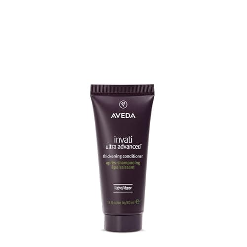 Image of Aveda Invati Ultra Advanced Thickening Conditioner Light | Step 2 of 4 | Reduces Hair Loss by 77%* | for Fine to Medium Thinning Hair Types | Normal to Oily Scalp | 96% Naturally Derived**, 40ml