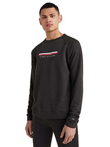 Image of Tommy Hilfiger Men's Track Top Um0um02363 Heavyweight Knits, Black (Black), M