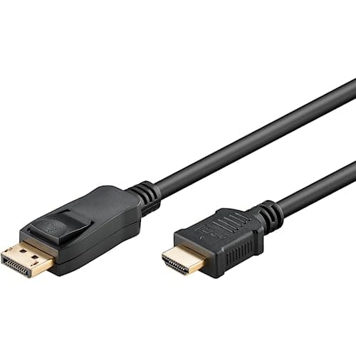 Image of Goobay 64839 - DisplayPort 1.2 to HDMI 2.0 / DP to HDMI Connection Cable / 4K @ 60Hz High Speed Cable / 1M