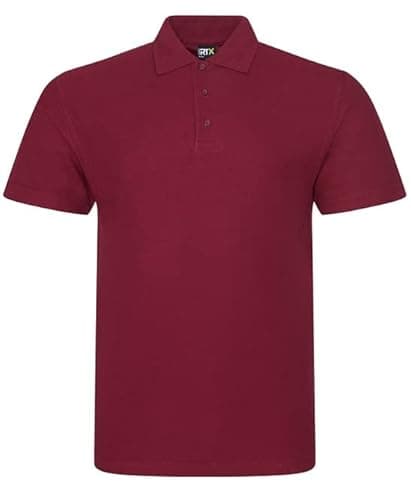 Image of PRORTX RX101 Mens Pique Polo Shirt - Burgundy - L