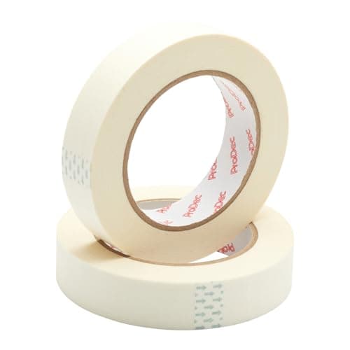 Image of ProDec Twin Pack 1 inch x 50m Multi Surface Masking Tape For Painting, Painters Tape for Sharp Paint Lines, Decorators Tapes, Painters Masking Tapes 25mm Wide