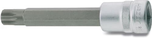 Image of HAZET 8808LG-10 M10 Internal Serration Profile XZN Screwdriver Socket - CVD-Tin Coated