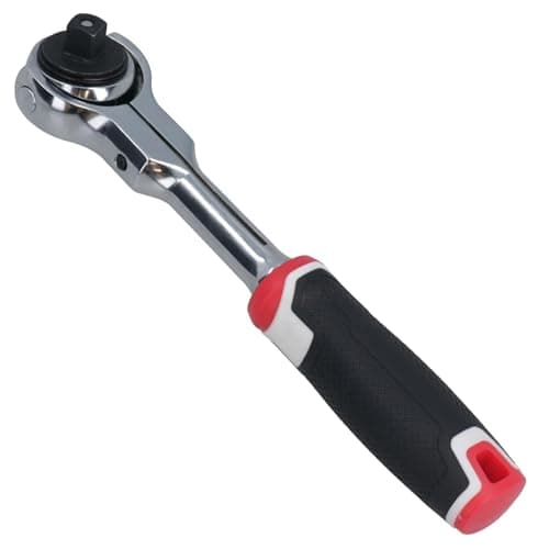 Image of AB Tools 3/8" Drive Flexi Swivel Head Twister Reversible Ratchet Rotating Head Extra Long