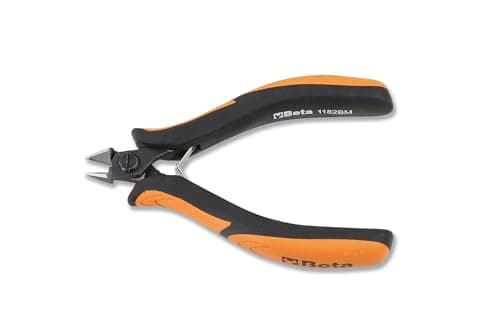 Image of Beta 11820101 Model 1182 BM Diagonal Semi-flush Cutting Nippers, Slim Tips Bi-material Handles, 120mm
