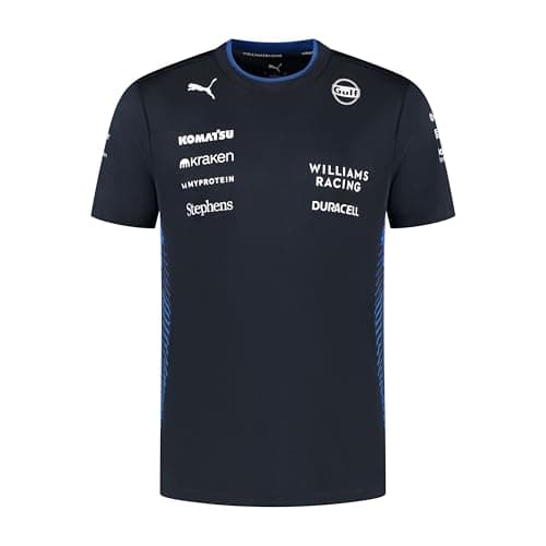 Image of PUMA Williams Racing Formula 1 Men's 2025 Team Tshirt - Navy - Size: XXL