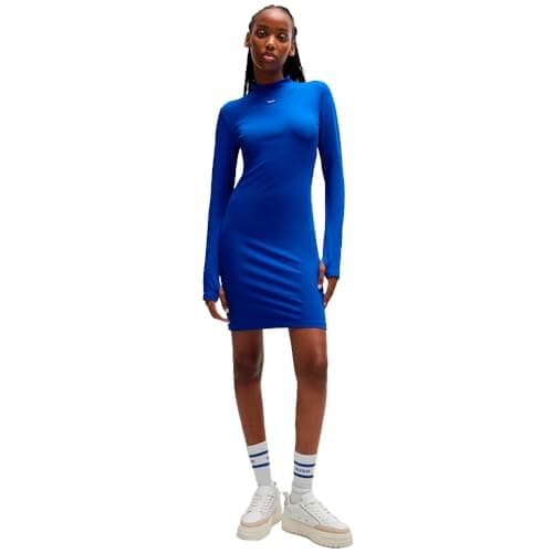 Image of Hugo Women's Nilla_b Jersey Dress, Open Blue, XXL