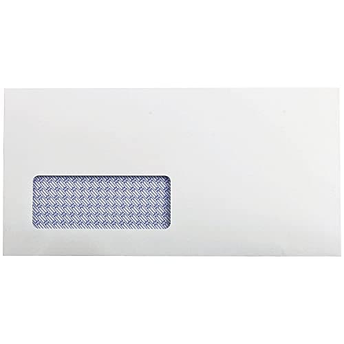 Image of Q-Connect DL Envelopes Window Recycled Self Seal 100gsm White (Pack of 500) KF3505