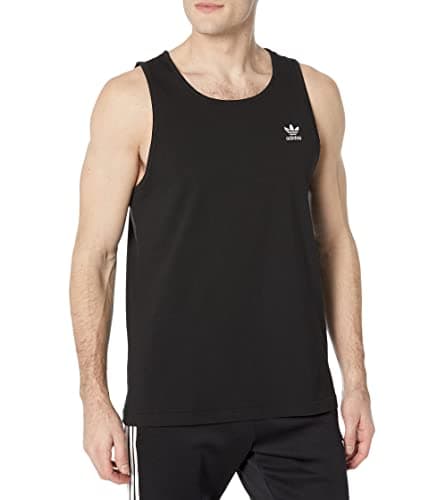 Image of adidas Originals Men's Trefoil Essentials Tank Top, Black, S