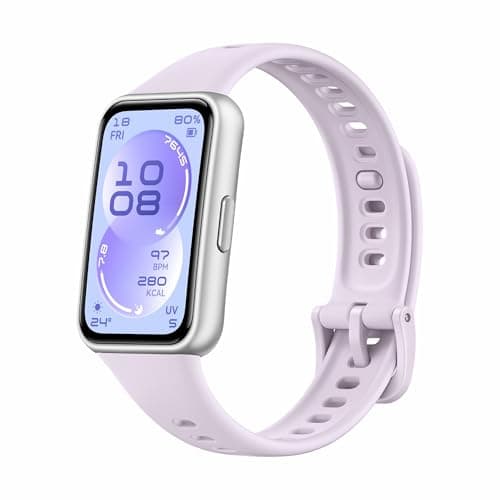 Image of HUAWEI Band 11 Fitness Tracker for Women Men, 1.62" AMOLED Smart Watch, Heart Rate Monitor & SpO2, HRV Smart Band, Pedometer Step Counter Watch, 5ATM Waterproof, 14 Days Battery, Purple