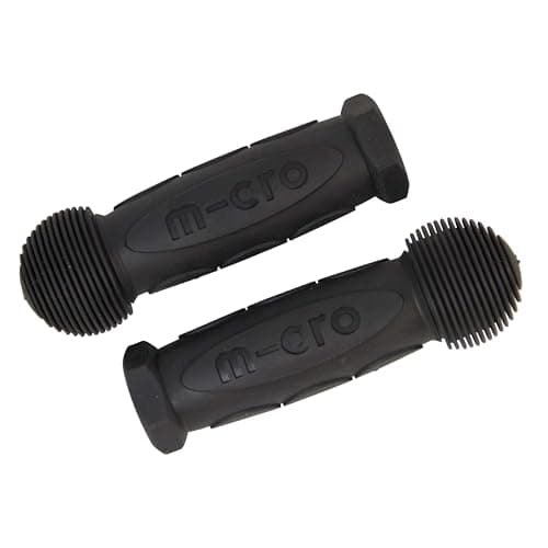 Image of Micro Scooters | Maxi/Mini Micro Handle Grips | 2 Pack | Scooter/Bike Replacement Accessories | Girl & Boy | Black